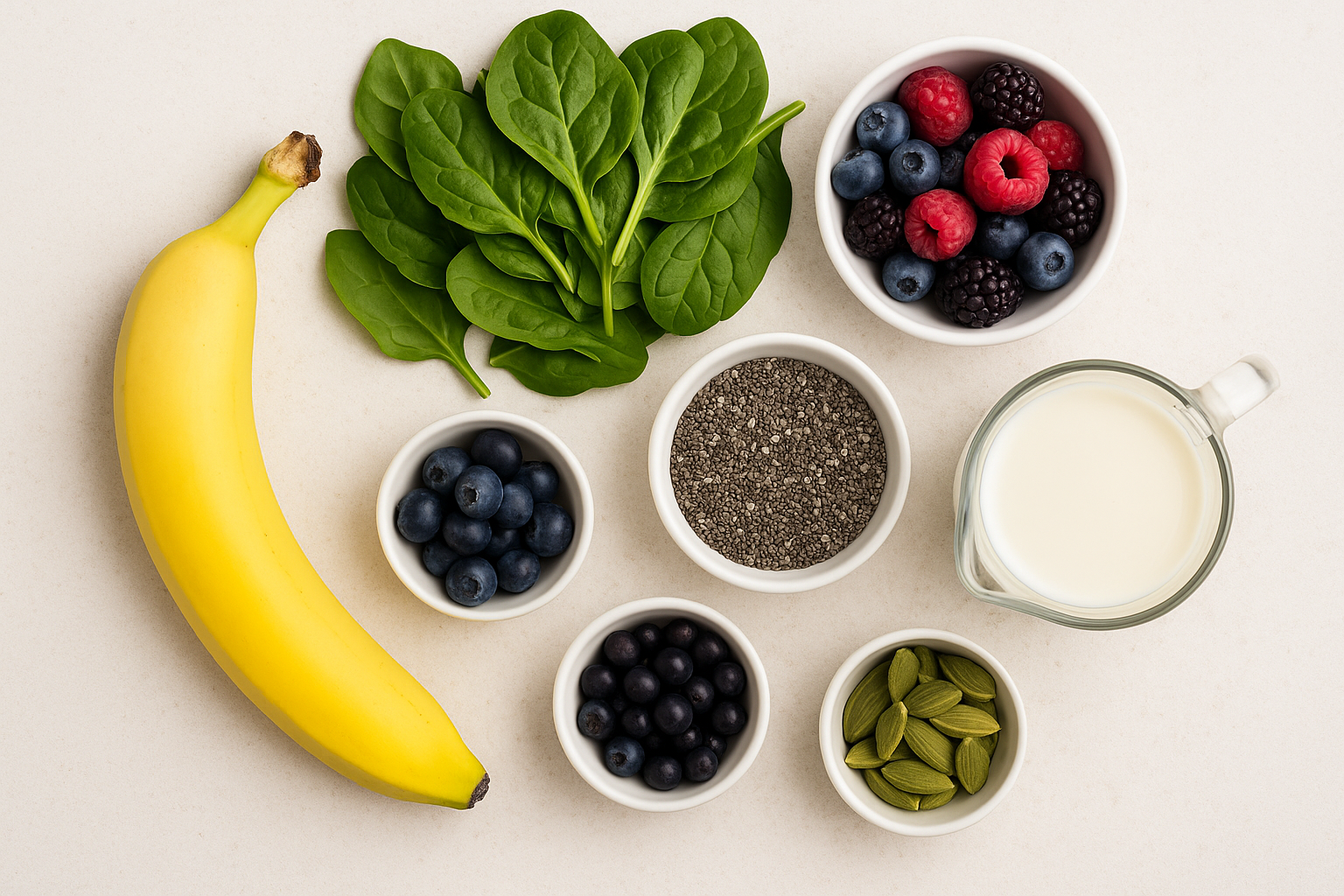 Fresh smoothie ingredients Smoothie ingredients